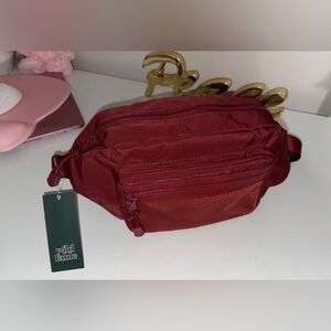 Wild Fable Deep Red Men's Belt Bag